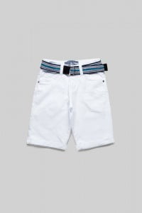 07LCM-Parizi Jeans - bermuda masculina branca com cinto - R$79,90 - 5011