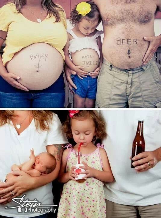 Sexta inspiradora: fotos antes e depois da barriga, em família