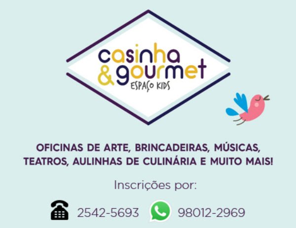 Oficina de culinária gratuita com o Ateliê das Ideias