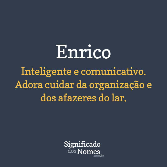 nome Enrico