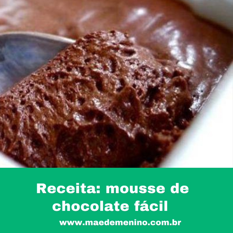 mousse de chocolate