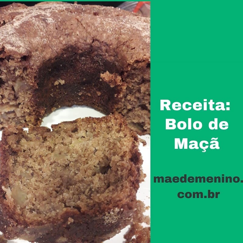 Receita: bolo de maçã