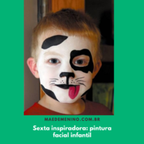 Sexta inspiradora pintura facial infantil