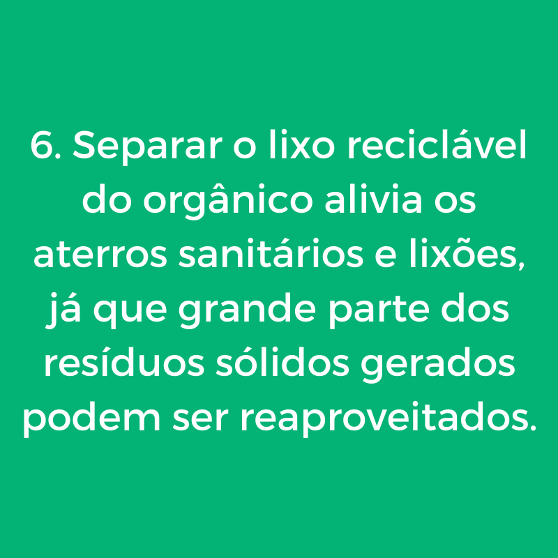 lixo reciclável