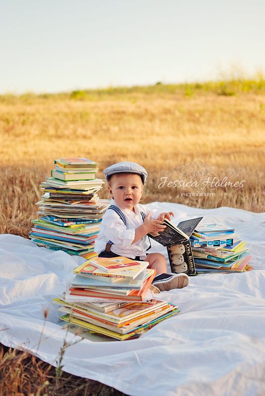 fotos de crianças com livros