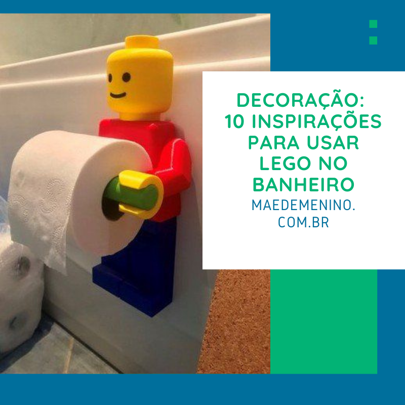 Decoração 10 inspirações para usar Lego no banheiro