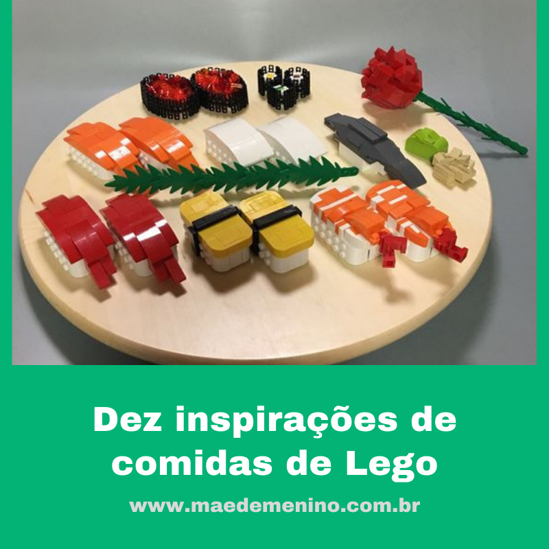Dez inspirações de comidas de Lego