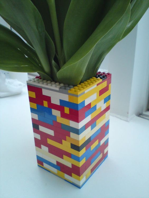 Vaso de Lego
