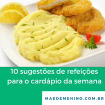 Já fiz um post sobre refeições para uma semana e como fez sucesso faço aqui um novo sobre o assunto. Domingo é dia de planejar o cardápio. Como eu tenho feito o esquema de contratar uma vez por mês uma cozinheira que faz pratos congelados penso no carrefeições para uma semana