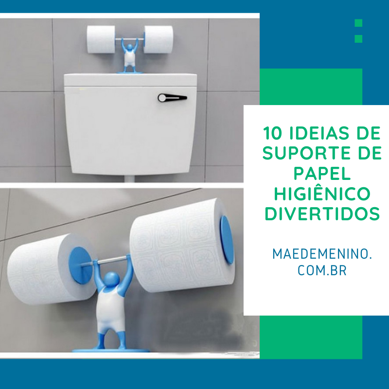 10 ideias de suporte de papel higiênico divertidos