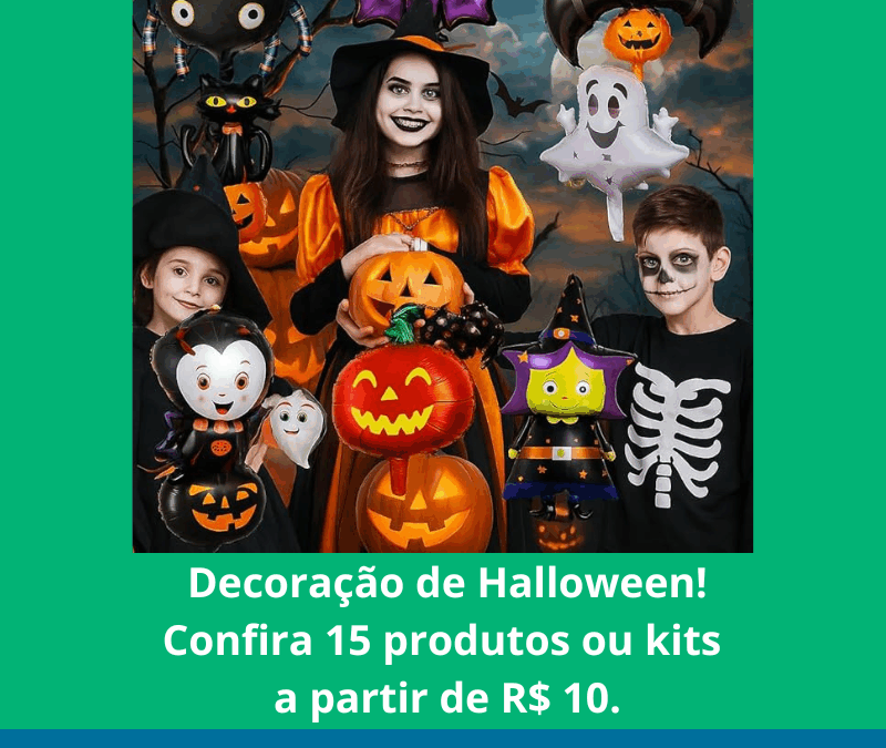 Decoração de Halloween: 15 ideias de produtos e kits para decorar